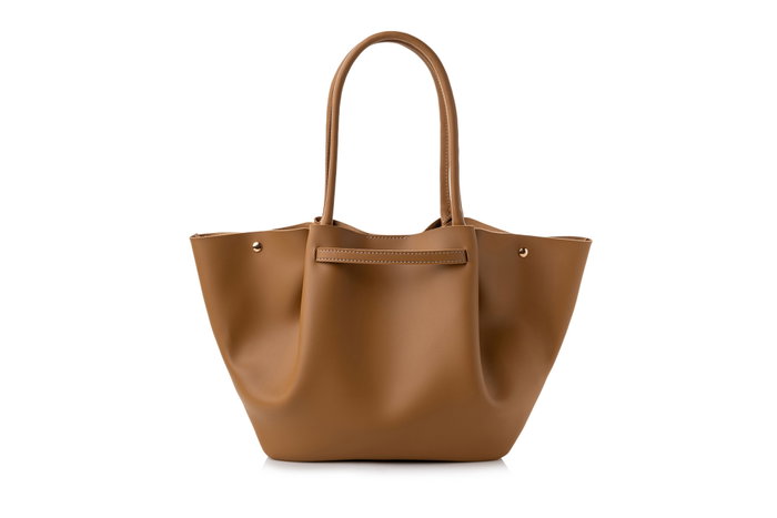 Lucky Bees 1249 Bolso Tote Mostaza Piel de Polivinilo 28x10x17 cm